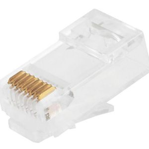 מחבר זכר male Connector RJ-45 Cat 6