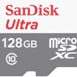 כרטיס זיכרון ללא מתאם SanDisk Ultra MicroSDHC UHS-I C-10 128GB