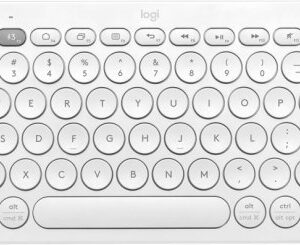 מקלדת עברית אנגלית Logitech K380 BT White