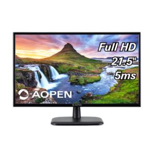 מסך AOPEN 21.5 FHD 5ms VA VGA HDMI VESA 75X75 Black