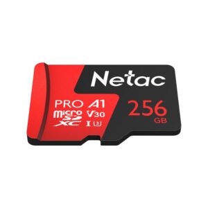 כ. זכרון Netac P500 Extreme Pro 256GB MicroSD Up To 100MB/s Read