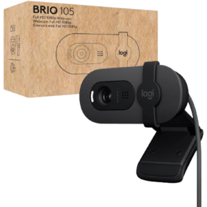 מצלמת רשת LOGITECH BRIO 105 FHD Built in Mic Auto Brightness