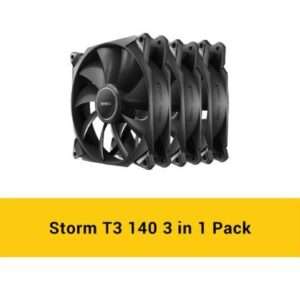 מאווררים למארז Antec Storm T3 140mm Black 3 Fan Pack