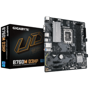 לוח אם אינטל Gigabyte B760M D3HP DDR5 VGA HDMI DP LGA1700