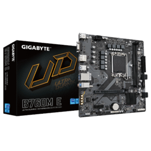 לוח אם אינטל GIGABYTE B760M E DDR5 DP HDMI VGA 1GbE lan LGA1700