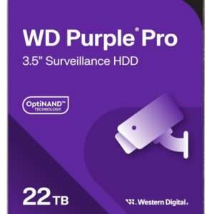 דיסק WD 22TB PURPLE Pro Survailance 512MB Cache 7200 rpm SATA III