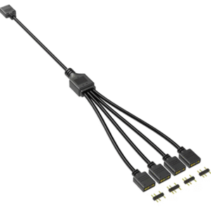 מפצל שחור מ1-ל4 ARGB