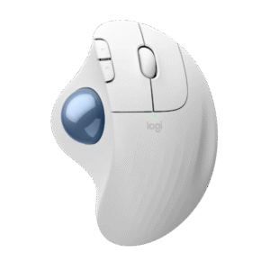 עכבר Logitech M575S TrackBall Off-White Blue Ball 2000DPI BT