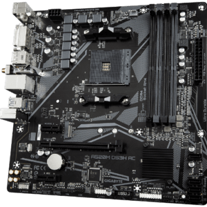 לוח אם Gigabyte A520M DS3H AC 1.4 DDR4 M.2 WIFI BT AM4