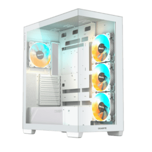 מארז לבן GIGABYTE C500 PANORAMIC STEALTH ICE Mid-Tower ATX