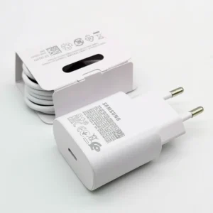 Samsung 25W Super Fast Charger Type C Adapter For Galaxy S24 S23 S20 S21 S22 Plus Note 20 10 A55 A35 A25 A15 Z Flip Fold 6 5 4 3 מטען לסמסונג