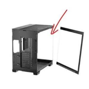 זכוכית קדמית למארז שחור ANTEC C8 BLACK