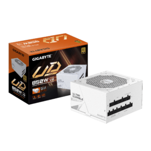 ספק כוח לבן Gigabyte UD850GM PG5 ICE 850W 80 Plus Gold ATX 3.1