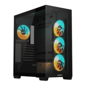 מארז GIGABYTE C500 PANORAMIC STEALTH Mid-Tower4X120mm ARGB Fans