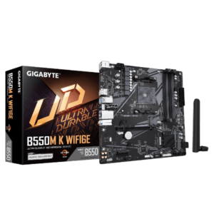 לוח אם Gigabyte B550M K WF6E AM4 Micro-AtX DDR4