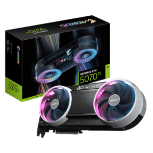 כרטיס AORUS GeForce RTX 5070 Ti INFINITY 16G WINDFORCE HYPERBURST