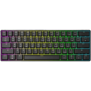 מקלדת גיימינג אופטו־מכנית שחורה SKYLOONG GK61 RGB Glacier Yellow