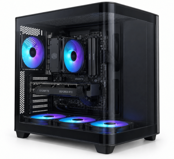 מחשב C5 Curve ARGB 700W B650M R7-7800X3D 32GB DDR5 1TB NVME 5060