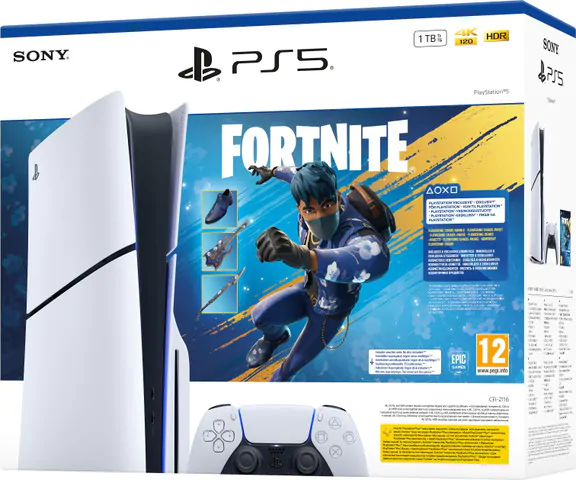 Sony PlayStation 5 Slim 1TB Fortnite Flowering Chaos Bundle