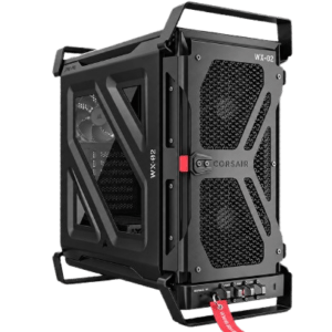 מארז שחור ידיות InfiniRail בלי מאווררים Corsair WARTH Mid Tower
