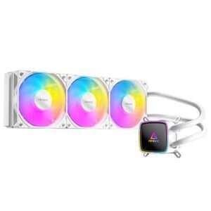קירור נוזלי Antec Ultra 360 White ARGB 3x120mm PWM Intel AMD 300W