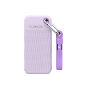 דיסק חיצוני Verbatim Pocket SSD 2TB USB C Gen2 Purple 1000MBps