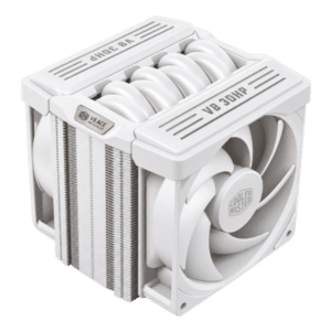 קירור אוויר Cooler Master V8 ACE 3DHP 300W TDP White For AMD